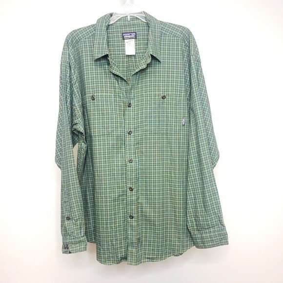 Patagonia Other - Patagonia One Pocket Plaid Button Down Shirt Size Large